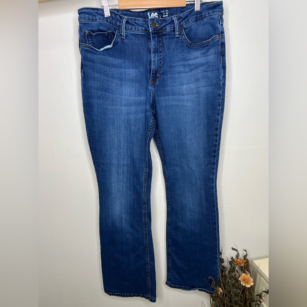 Lee-Boot Cut-Mid Rise Jeans
